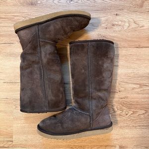 UGG Classic Tall Boots Chocolate Brown Size 7